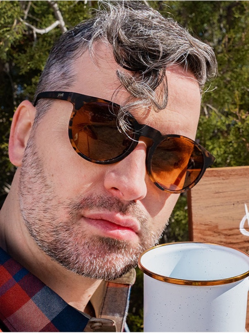Goodr nine dollar pour over tortoise sunglasses